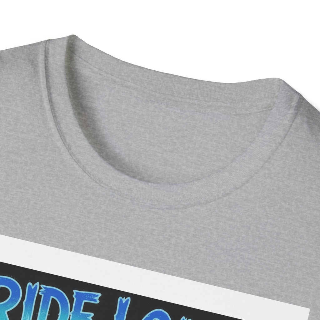 Ride Loud Die Dirty Motorcycle T-Shirt — Skull & Flames Biker Tee