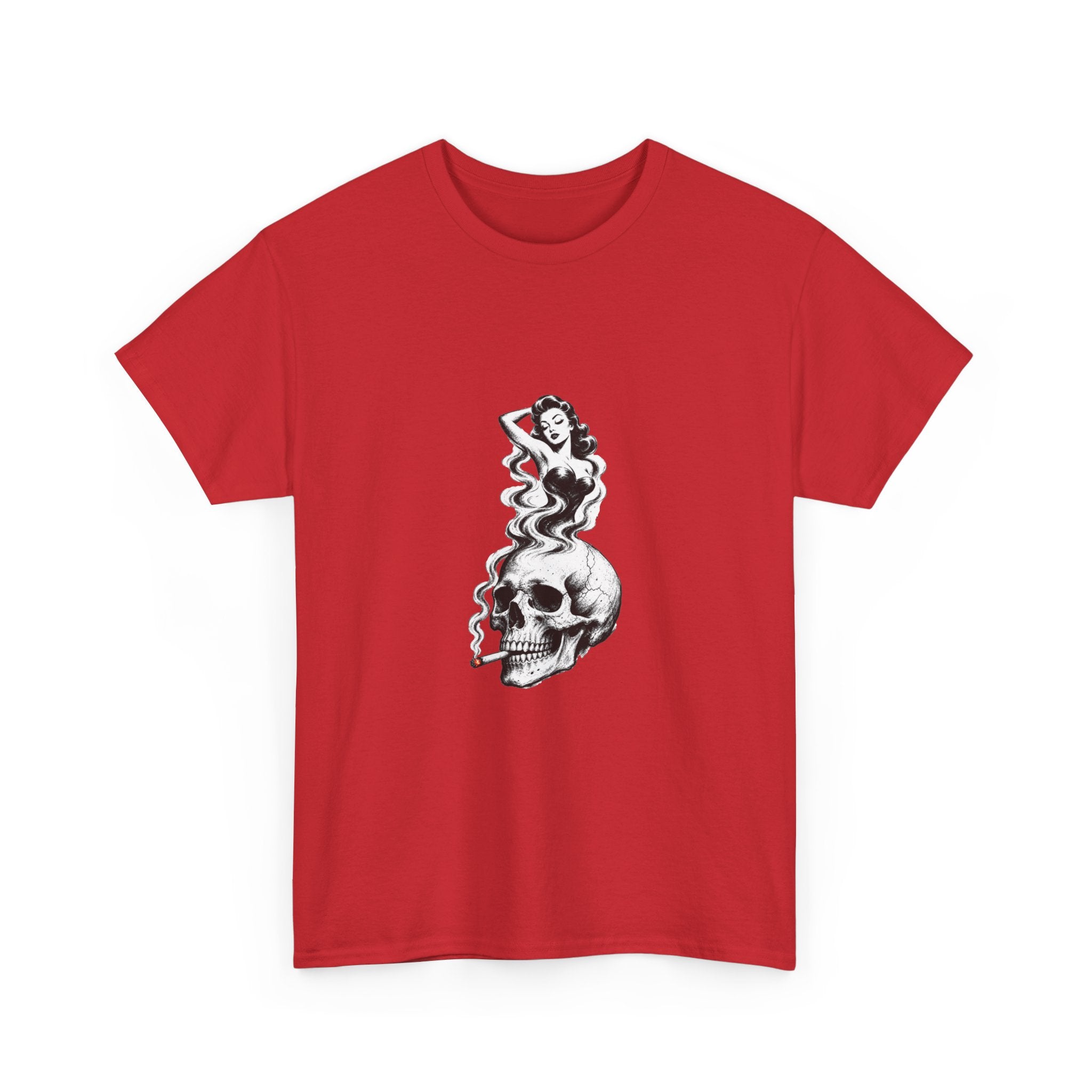 Skull & Pin-Up Graphic Tee