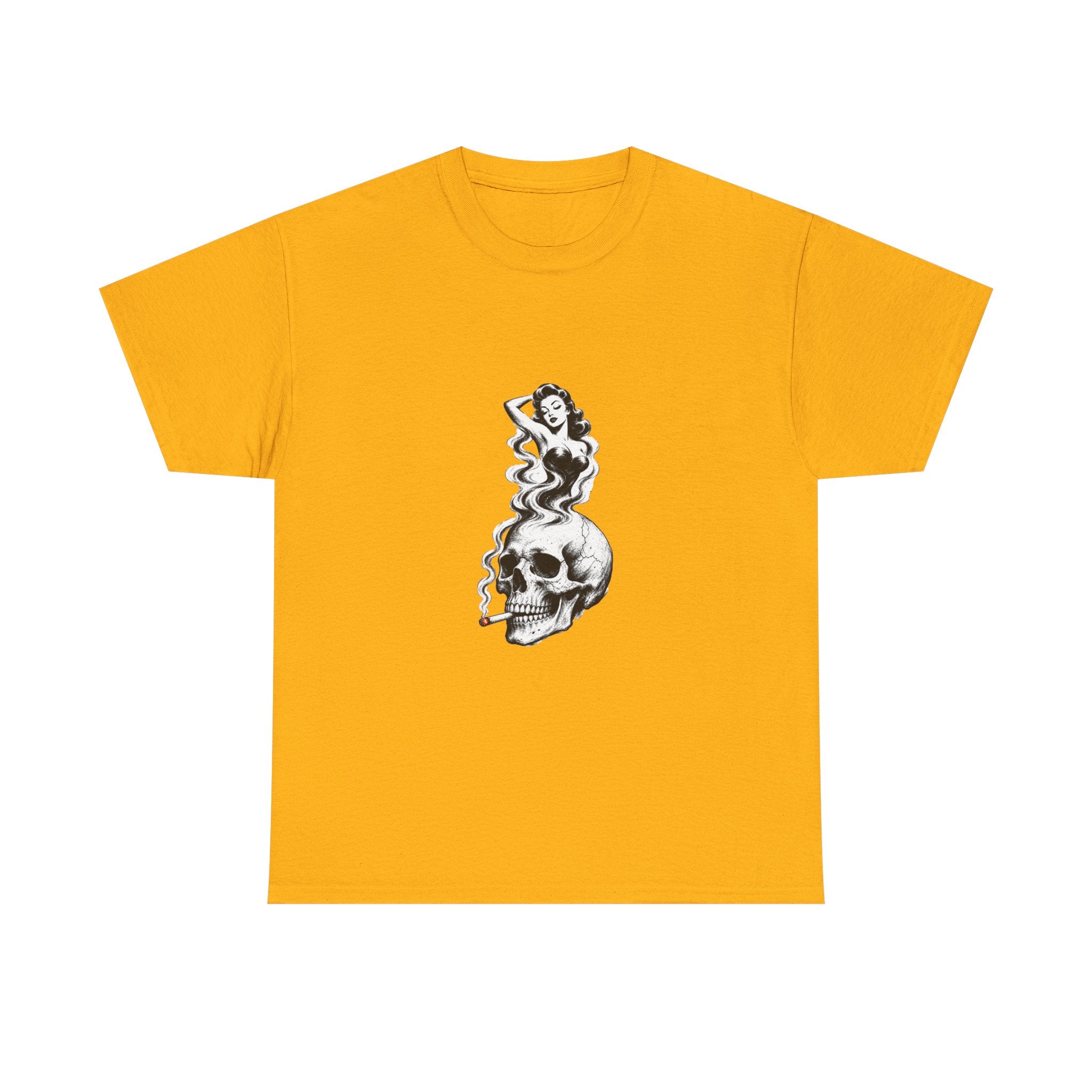Skull & Pin-Up Graphic Tee