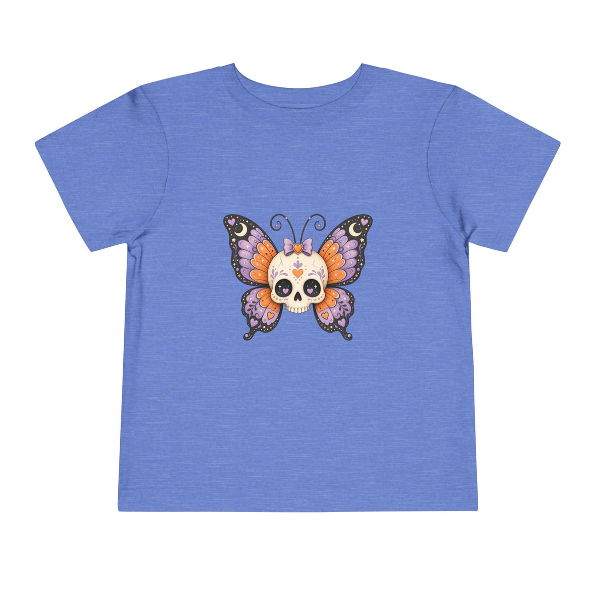 Toddler Tee — Sugar Skull Butterfly Graphic (Day of the Dead Kids Shirt)