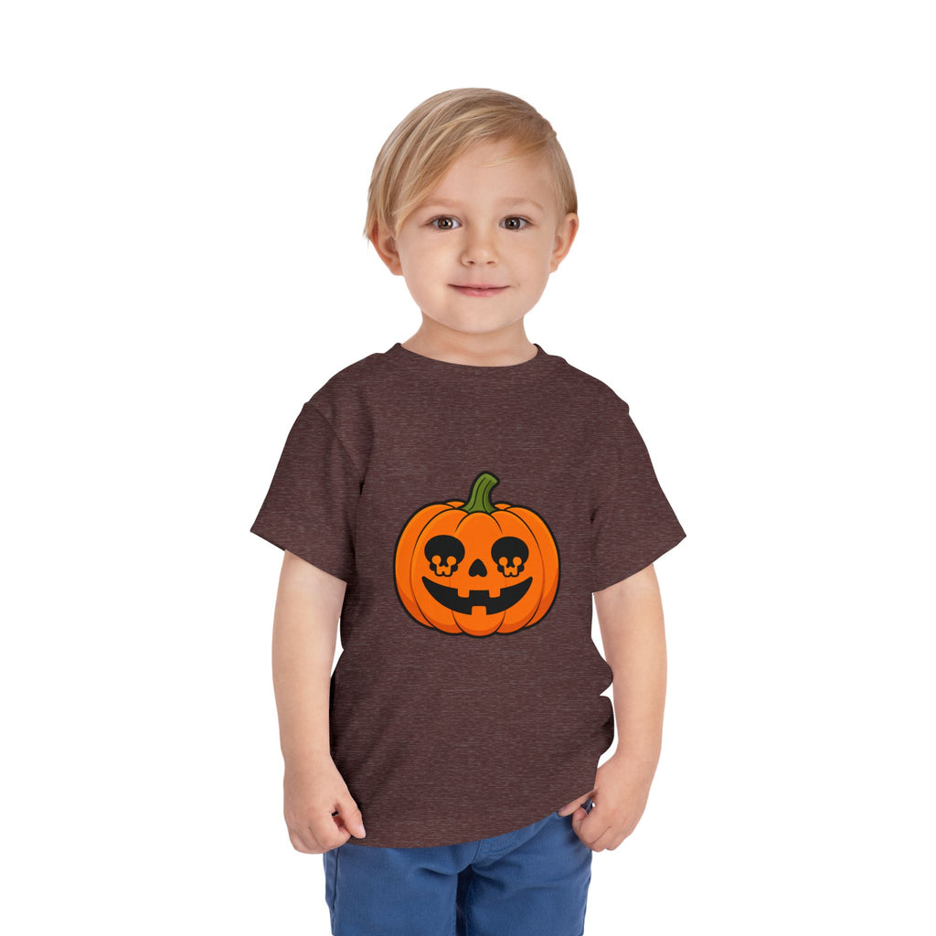 Toddler Pumpkin Jack-O'-Lantern Tee — Cute Halloween Pumpkin Shirt for Kids