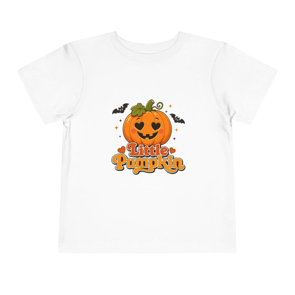 Toddler Tee — "Little Pumpkin" Halloween Jack-o'-Lantern Shirt