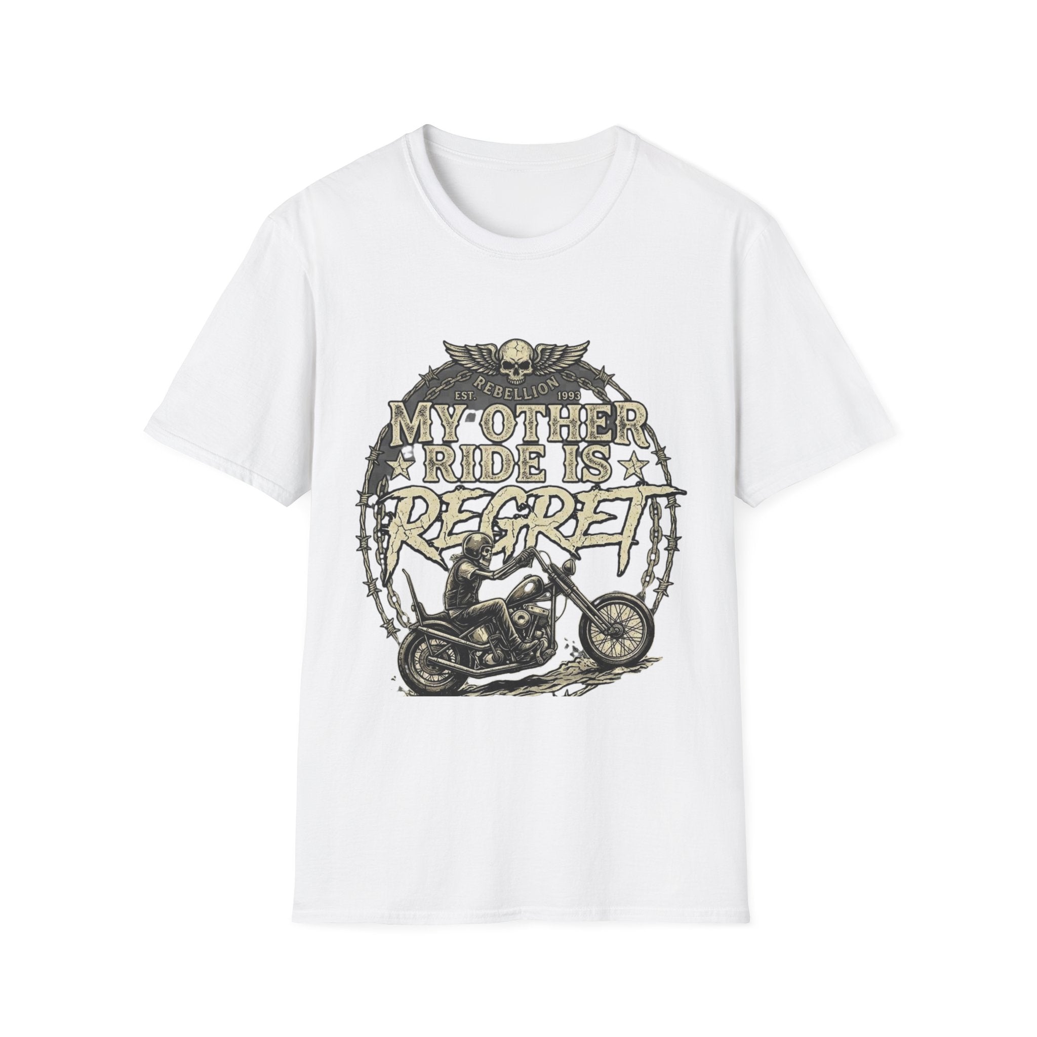 Motorcycle T-Shirt — "My Other Ride Is A Reaper" Vintage Biker Tee