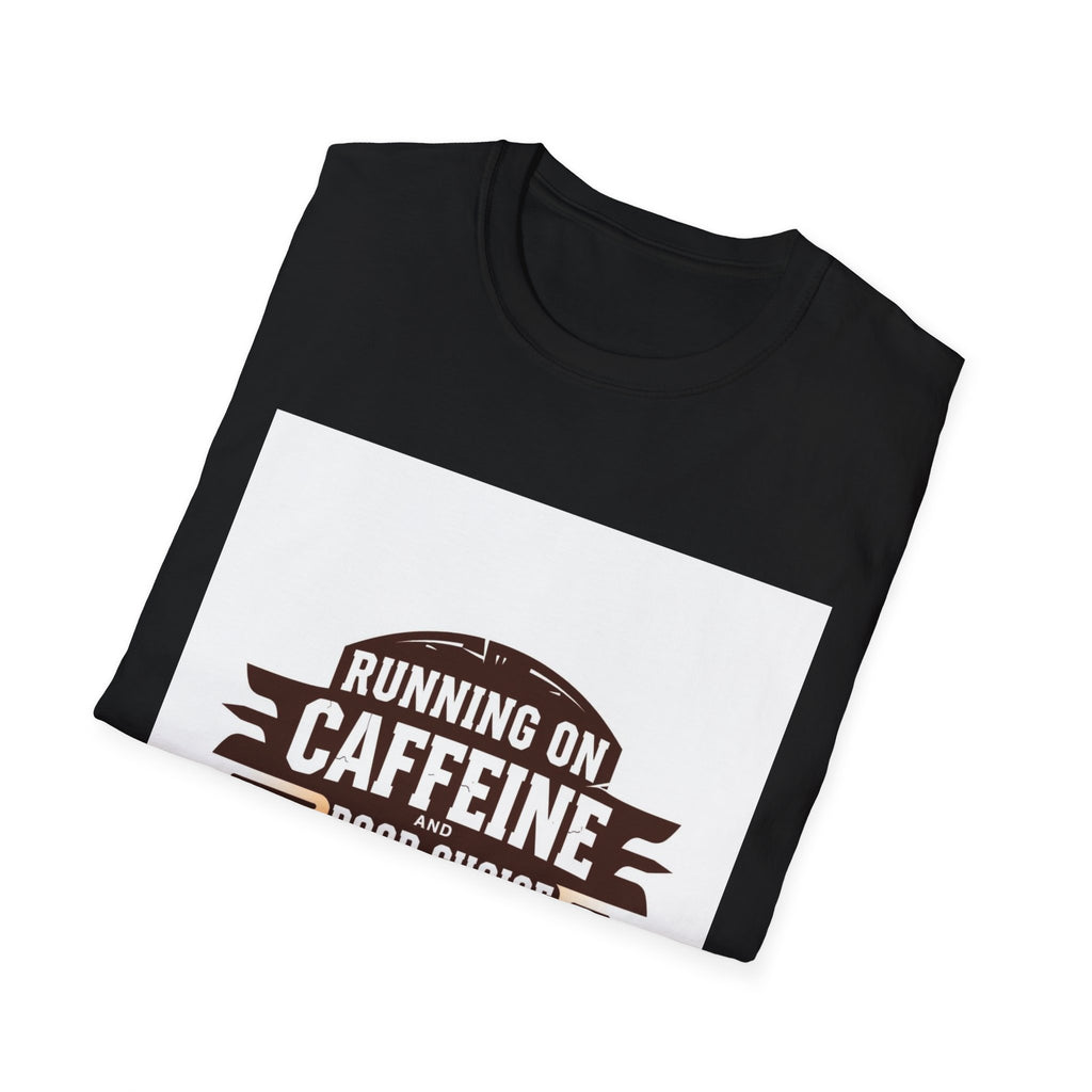 Running on Caffeine T-Shirt — Funny Coffee Lover Tee