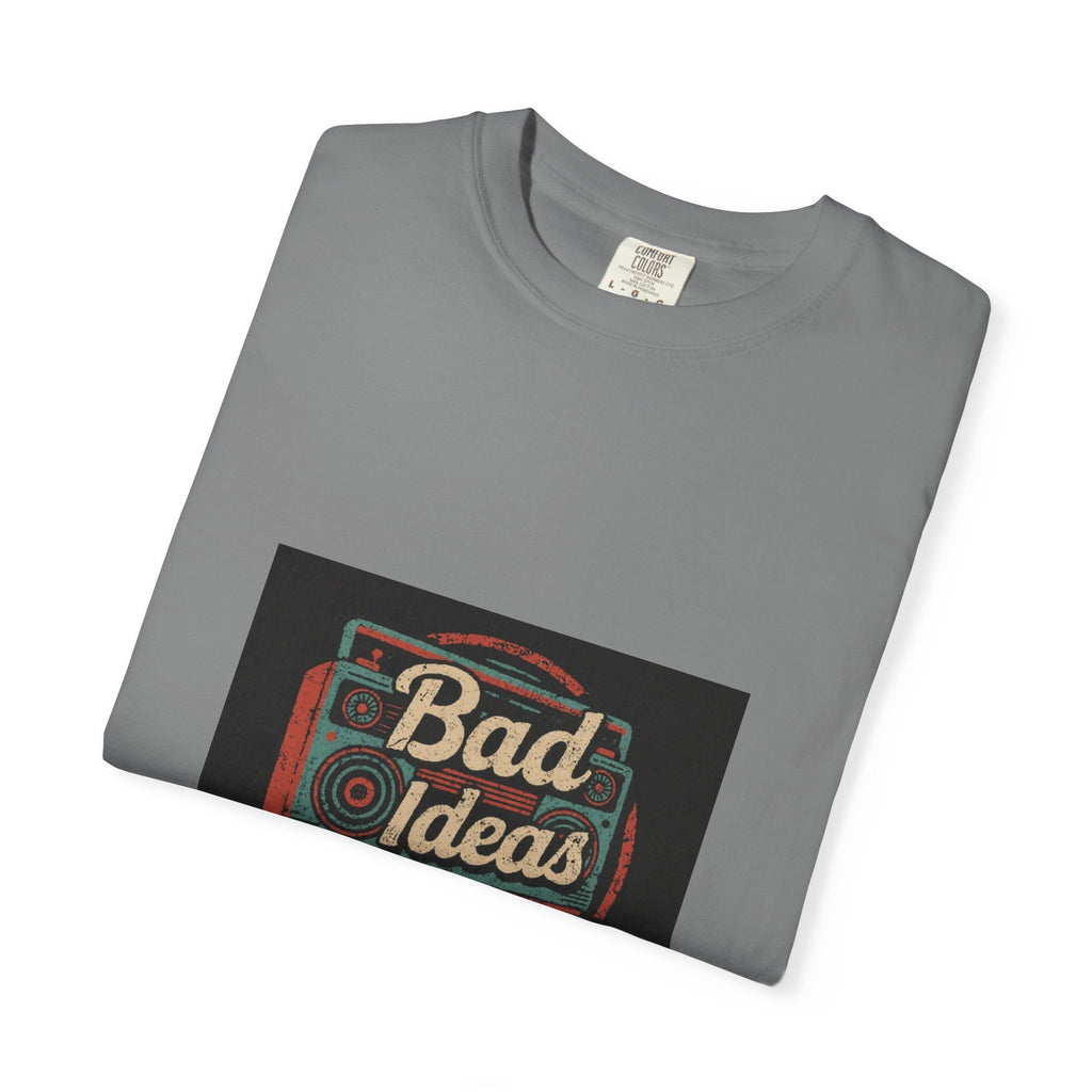 Bad Ideas Welcome T-Shirt — Retro Camera Graphic Tee