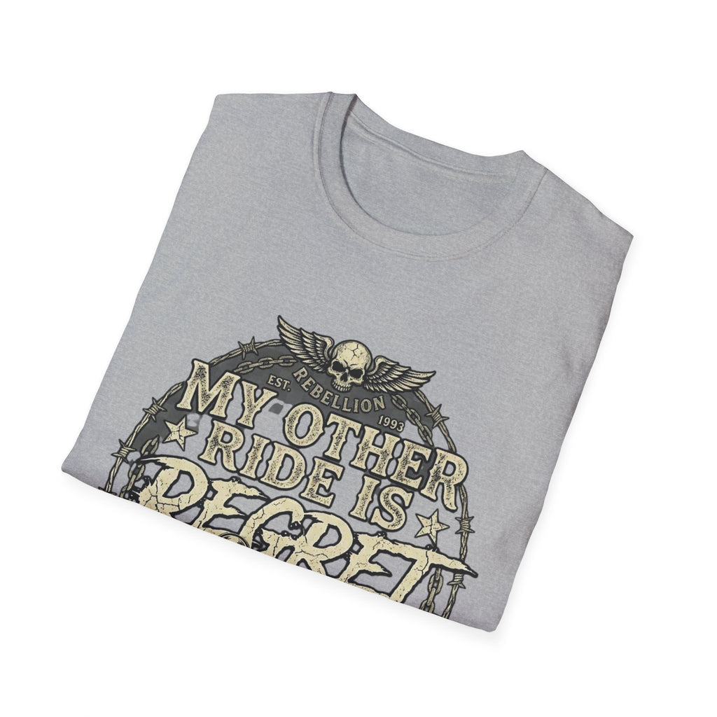 Motorcycle T-Shirt — "My Other Ride Is A Reaper" Vintage Biker Tee