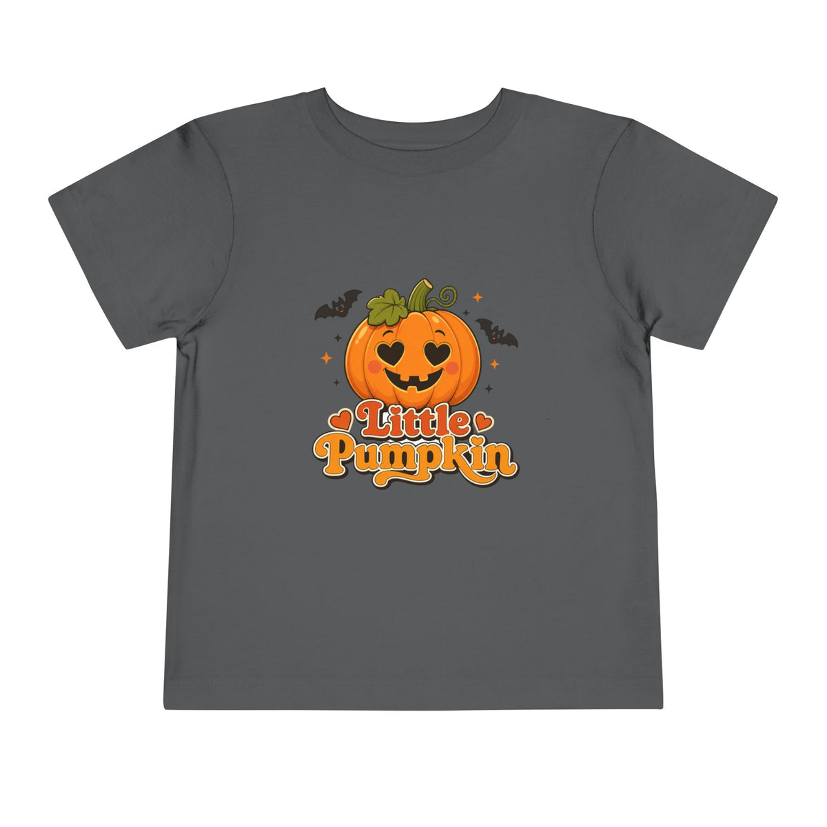 Toddler Tee — "Little Pumpkin" Halloween Jack-o'-Lantern Shirt