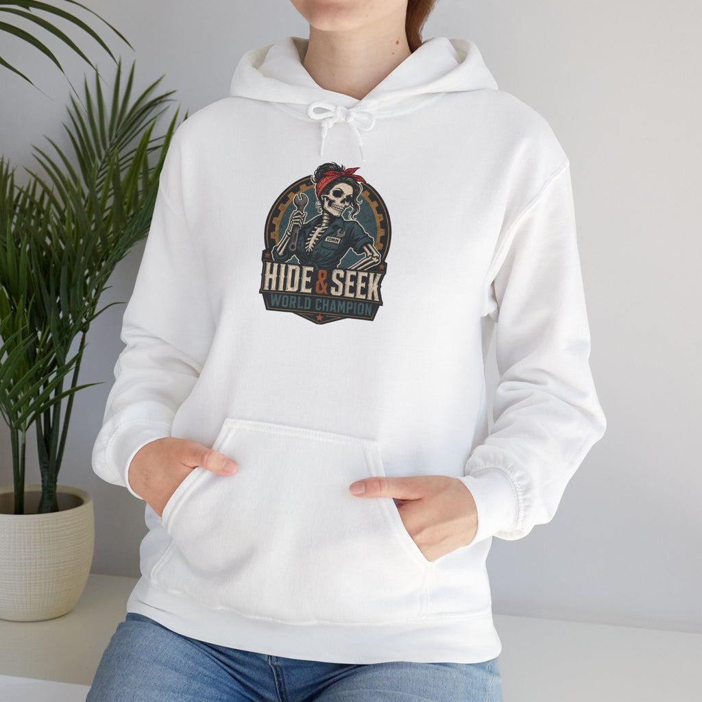 10mm Hide & Seek World Champion Hoodie | Funny Mechanic