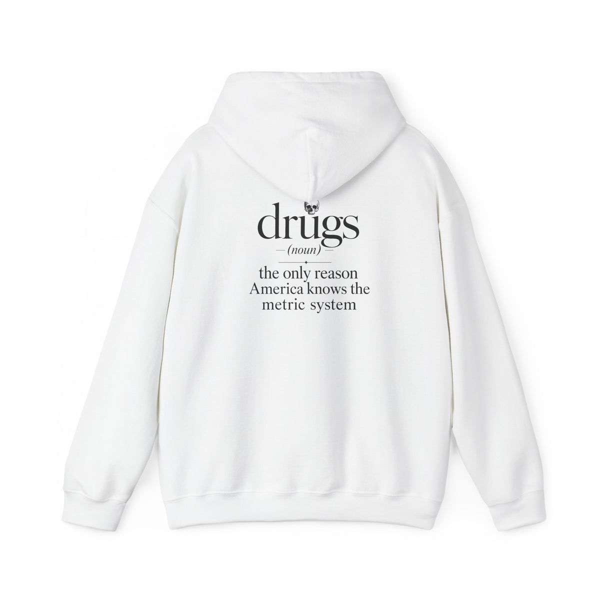 Funny 'Drugs' Definition Hoodie – Novelty Graphic Sweatshirt with Sarcastic Quote
