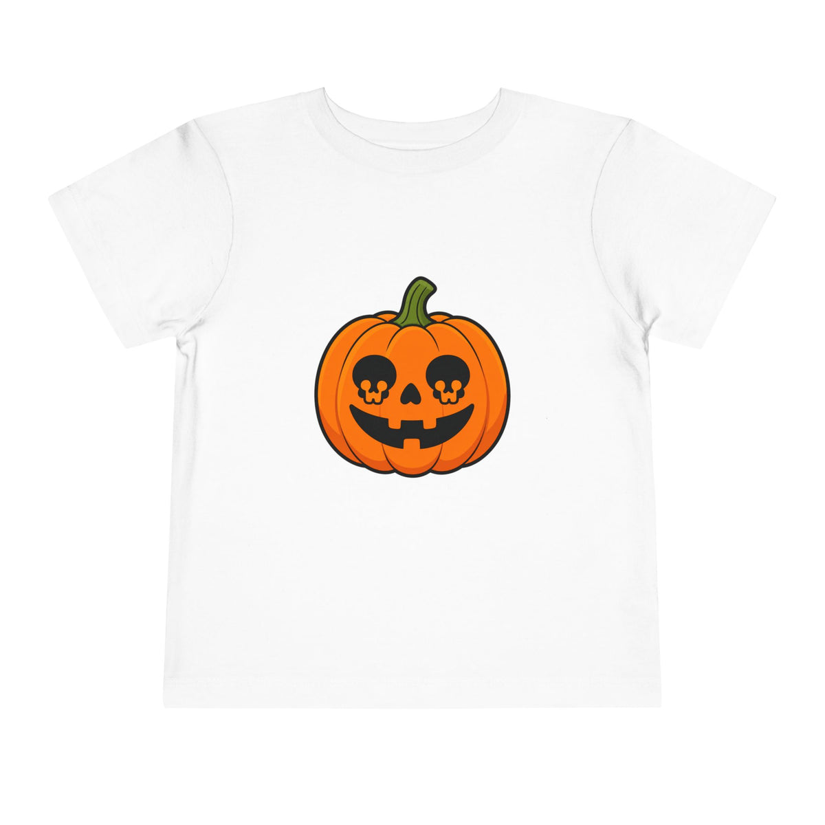 Toddler Pumpkin Jack-O'-Lantern Tee — Cute Halloween Pumpkin Shirt for Kids