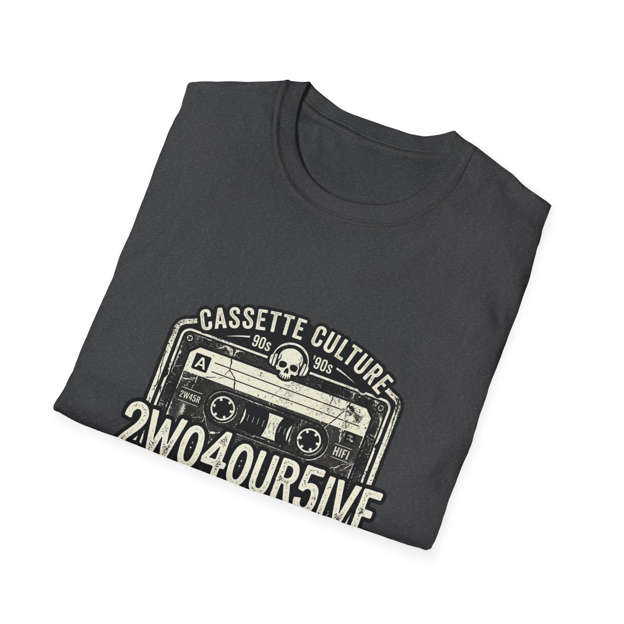 Cassette Culture Vintage Tape T-Shirt — "2W04OUR5IVE" Retro Mix Tape Tee