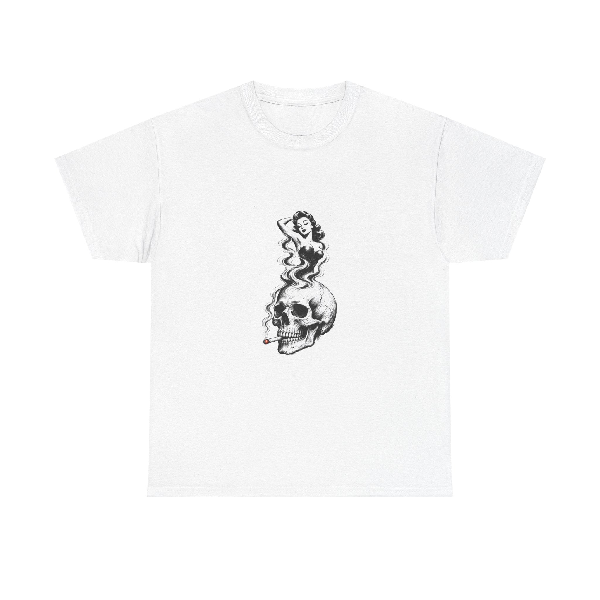 Skull & Pin-Up Graphic Tee