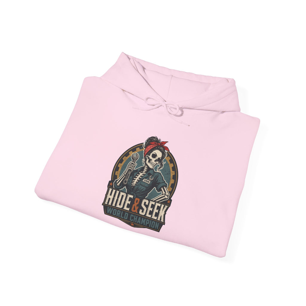 10mm Hide & Seek World Champion Hoodie | Funny Mechanic