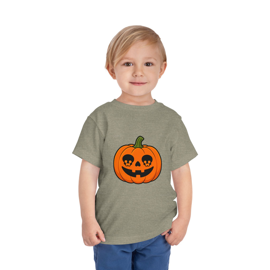 Toddler Pumpkin Jack-O'-Lantern Tee — Cute Halloween Pumpkin Shirt for Kids