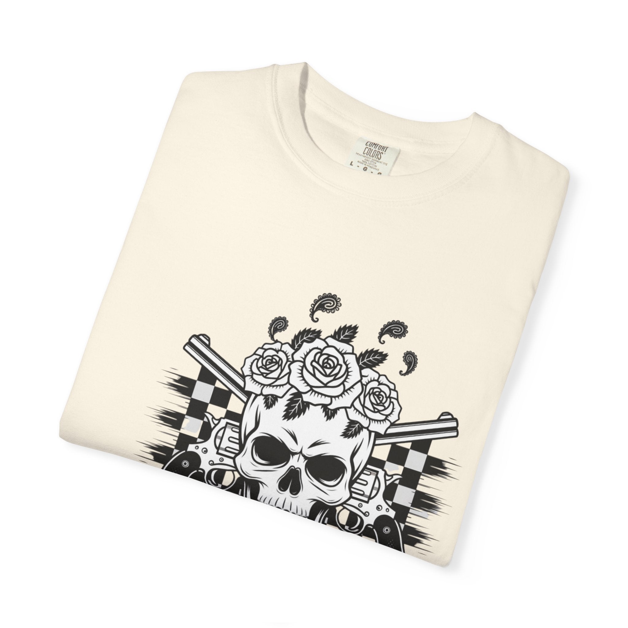 Skull & Roses T‑Shirt — "Freedom Ain't Free" Graphic Tee