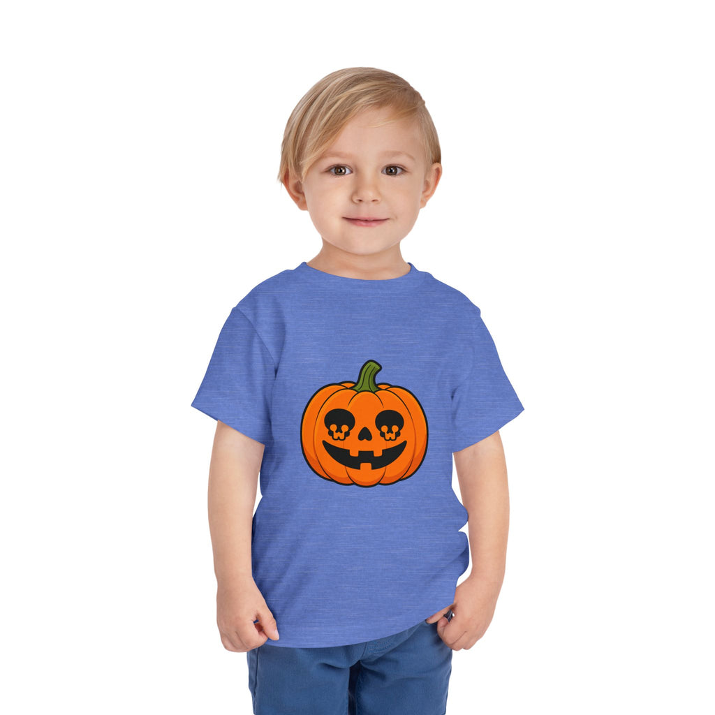 Toddler Pumpkin Jack-O'-Lantern Tee — Cute Halloween Pumpkin Shirt for Kids