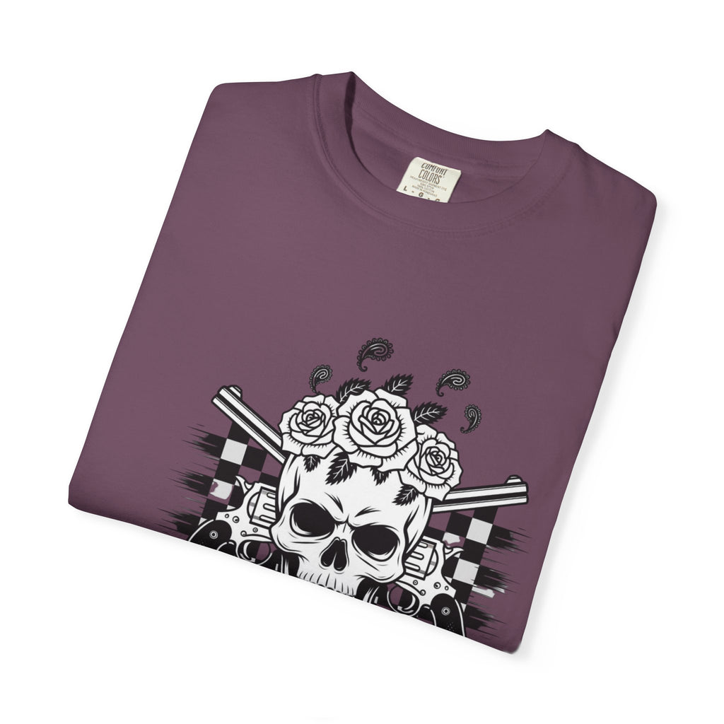 Skull & Roses T‑Shirt — "Freedom Ain't Free" Graphic Tee