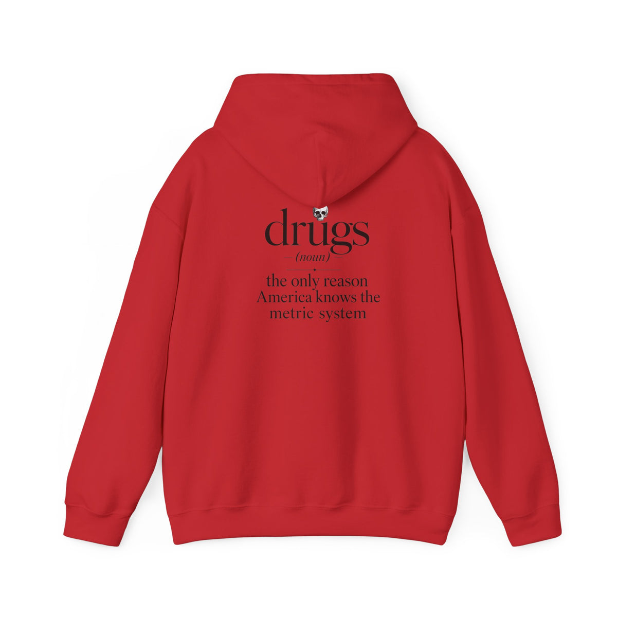 Funny 'Drugs' Definition Hoodie – Novelty Graphic Sweatshirt with Sarcastic Quote