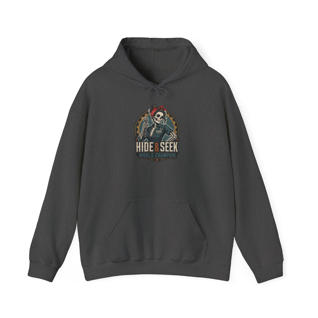 10mm Hide & Seek World Champion Hoodie | Funny Mechanic