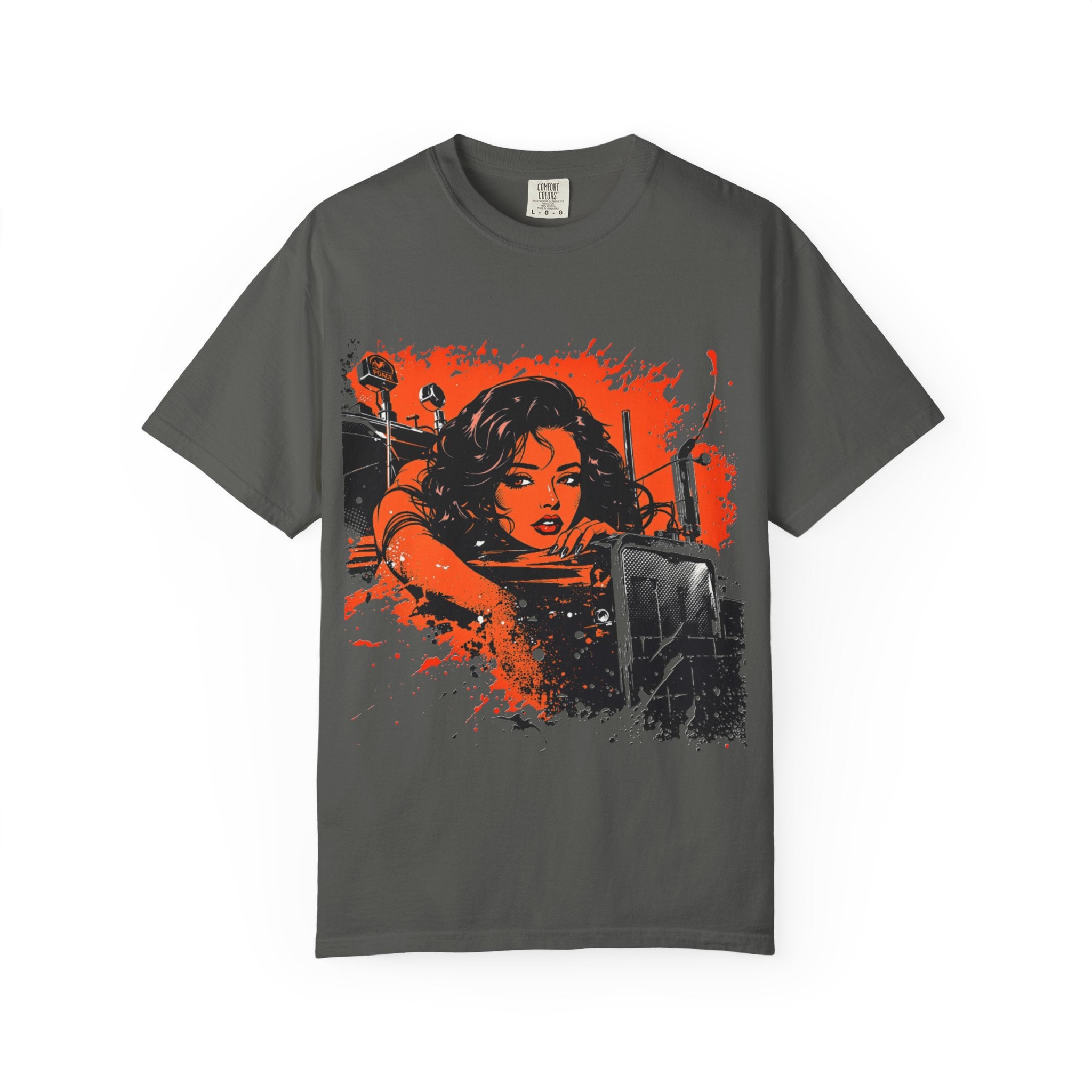 Retro Motorcycle Babe T‑Shirt — Vintage Biker Graphic Tee