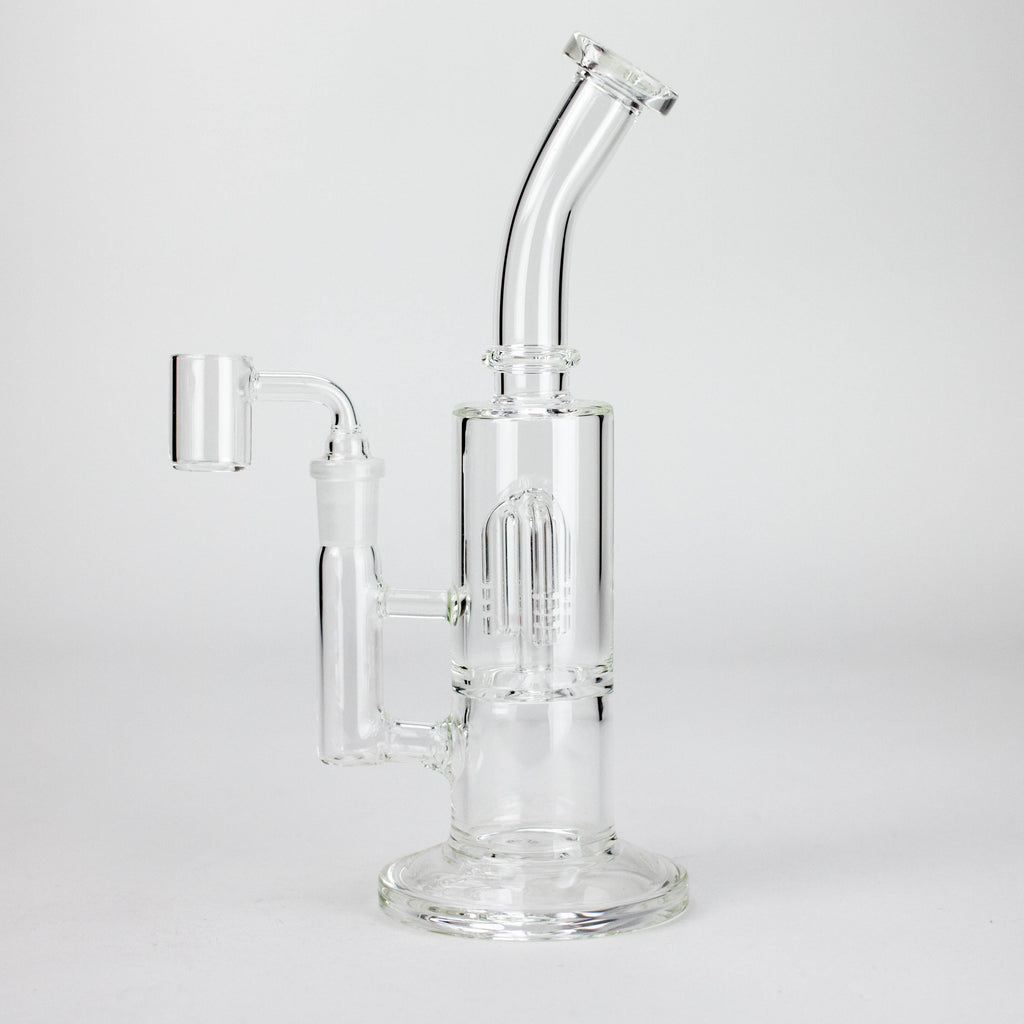9" 2-in-1 Glass Dab Rig with Tree Percolator