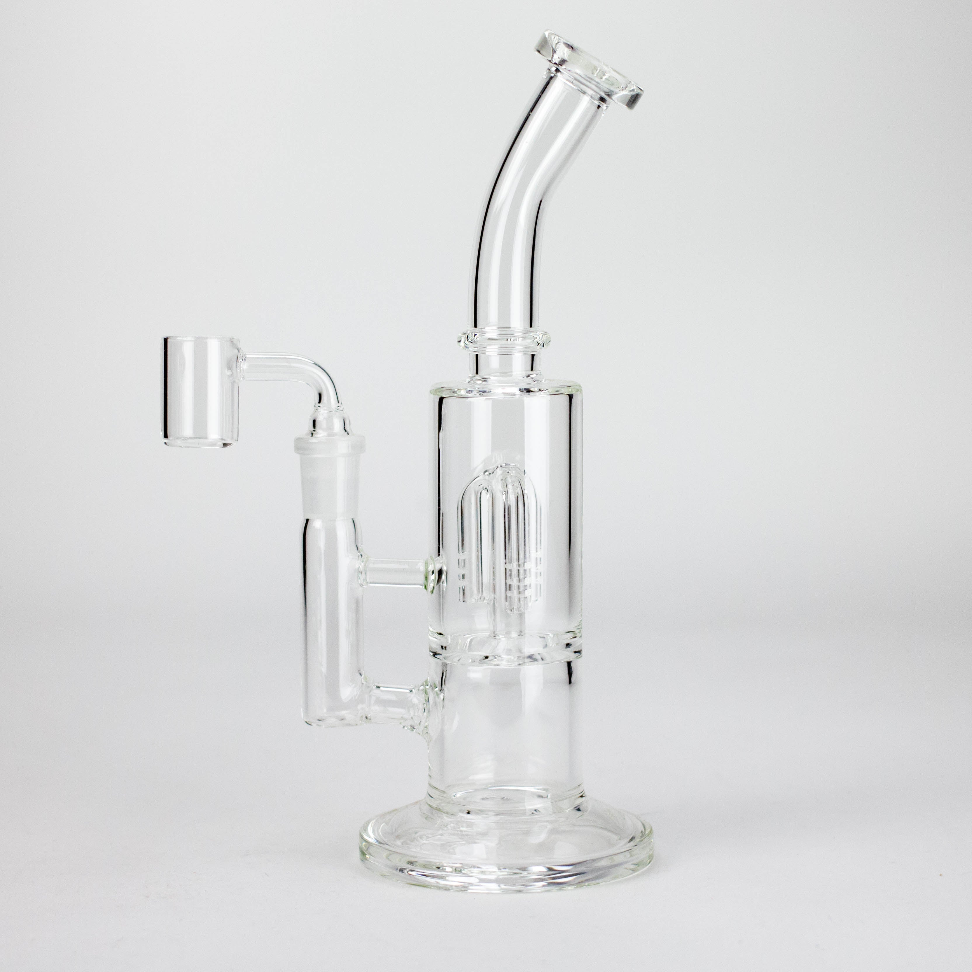 9" 2-in-1 Glass Dab Rig with Tree Percolator