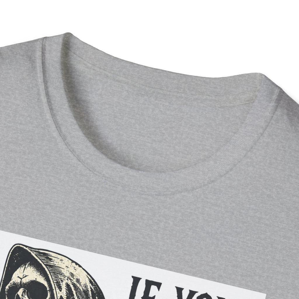 Skull Grim Reaper T-Shirt – "If You Could Read My Mind…" Graphic Tee