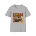 Shift Happens T-Shirt — Vintage Muscle Car Racing Tee