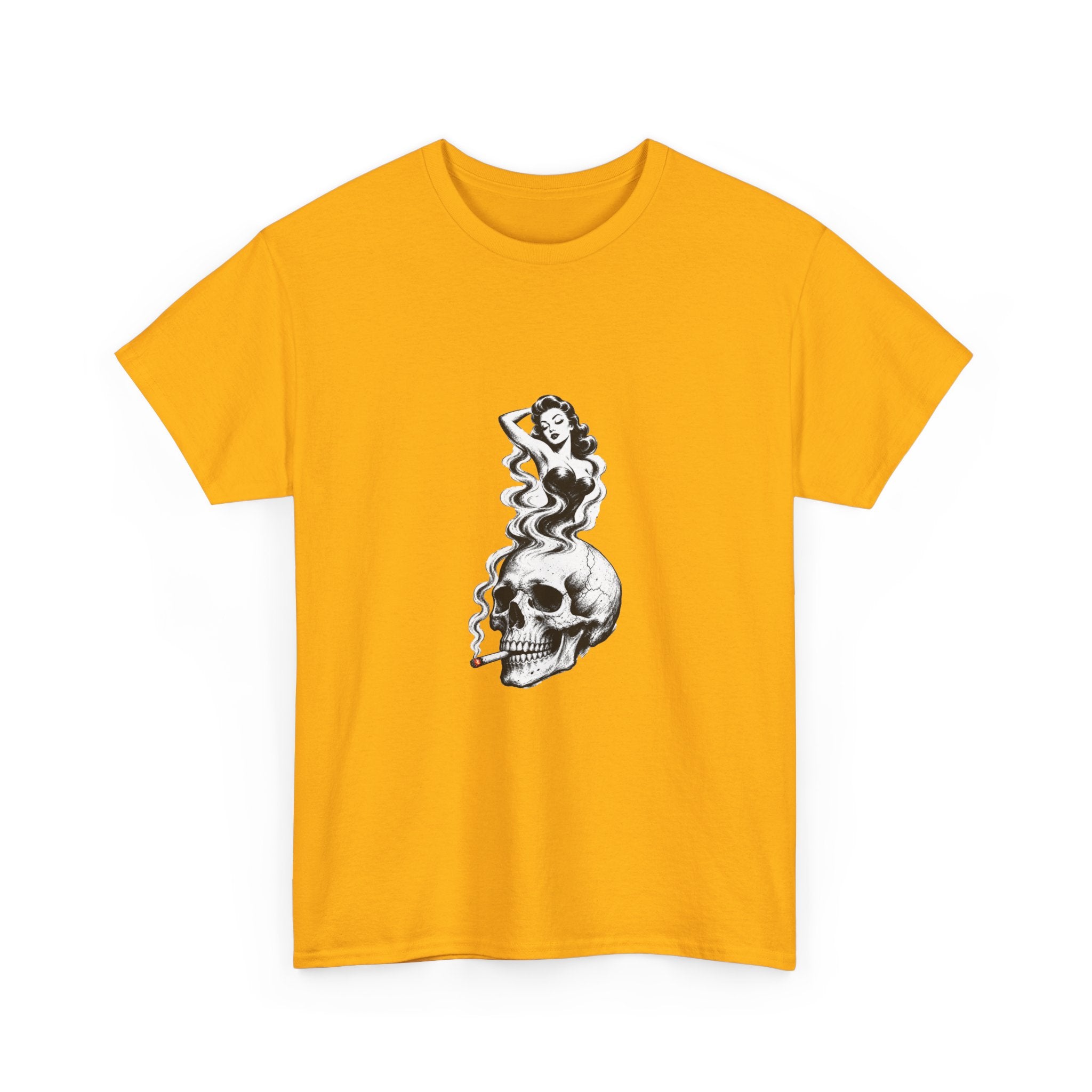 Skull & Pin-Up Graphic Tee
