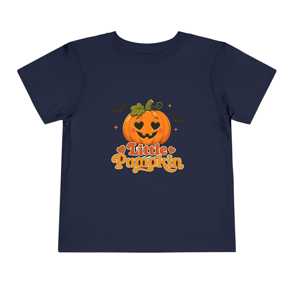 Toddler Tee — "Little Pumpkin" Halloween Jack-o'-Lantern Shirt