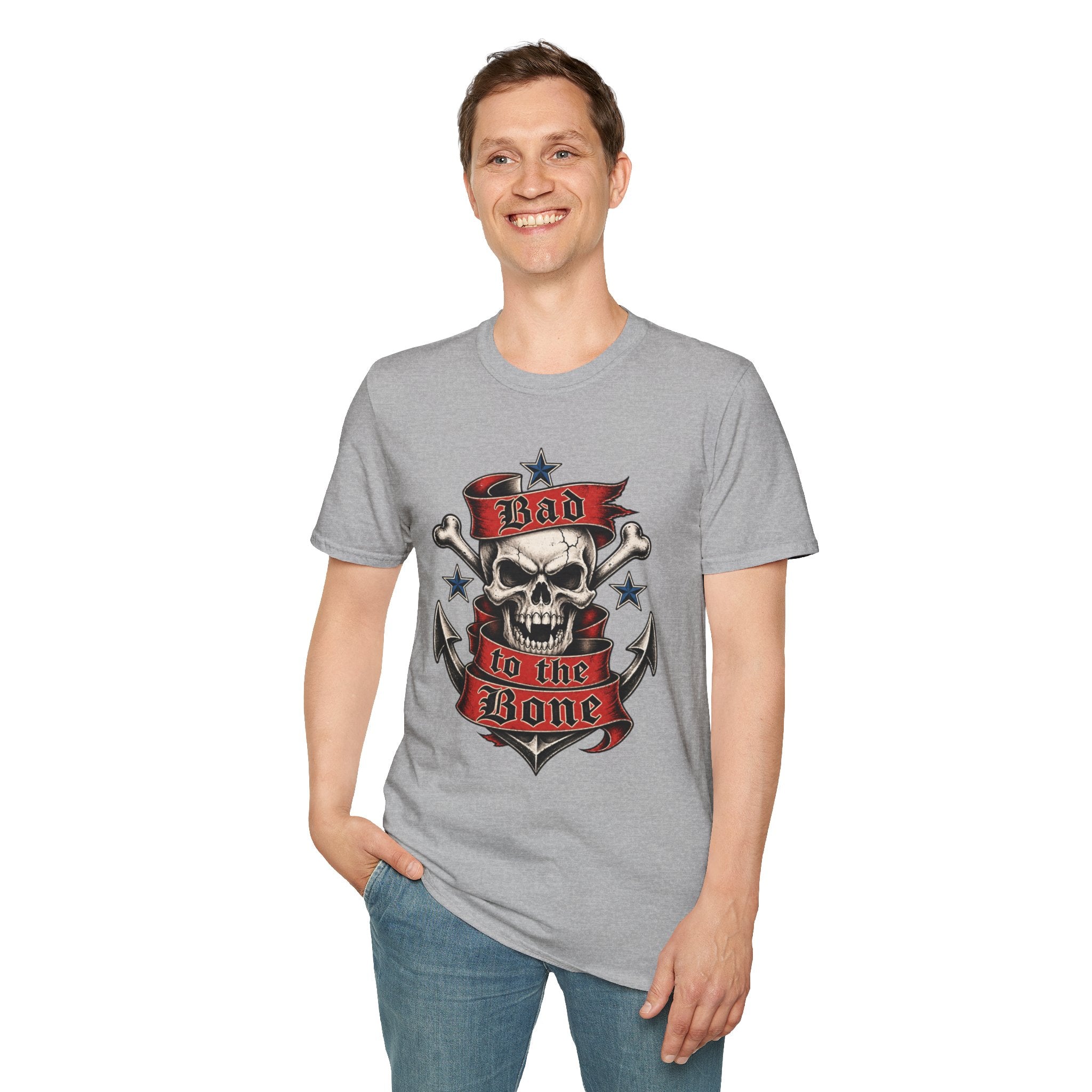 Bad to the Bone Skull T-Shirt