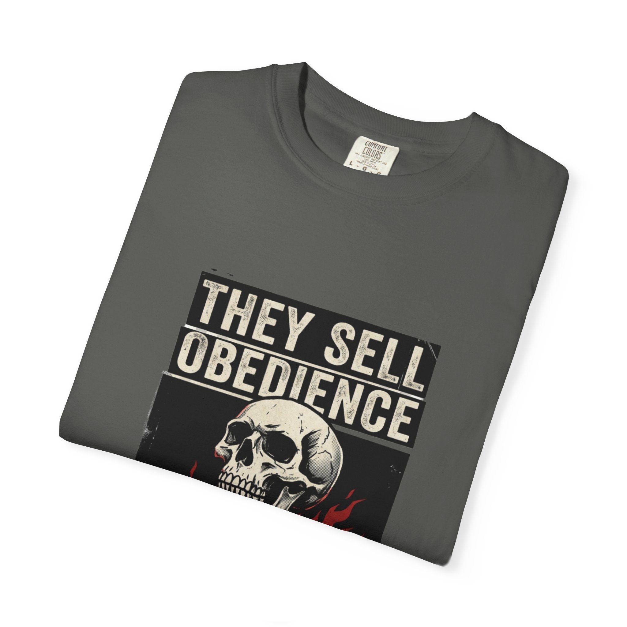 They Sell Obedience As Success Skull Graphic T-Shirt