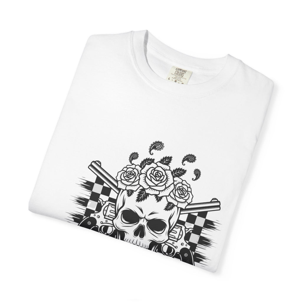 Skull & Roses T‑Shirt — "Freedom Ain't Free" Graphic Tee