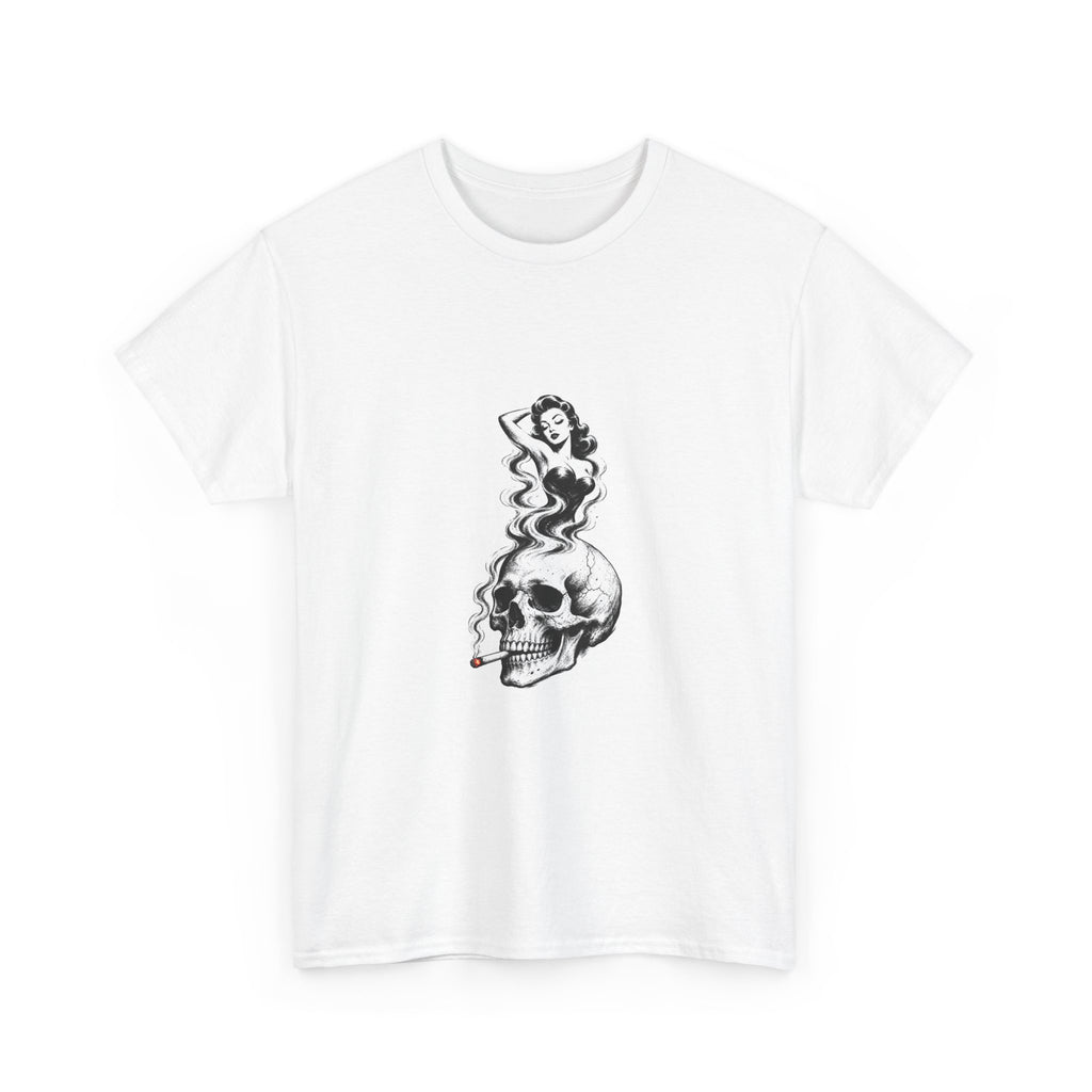 Skull & Pin-Up Graphic Tee