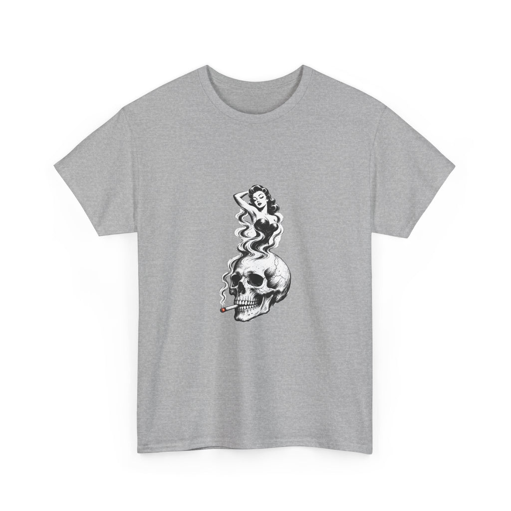 Skull & Pin-Up Graphic Tee