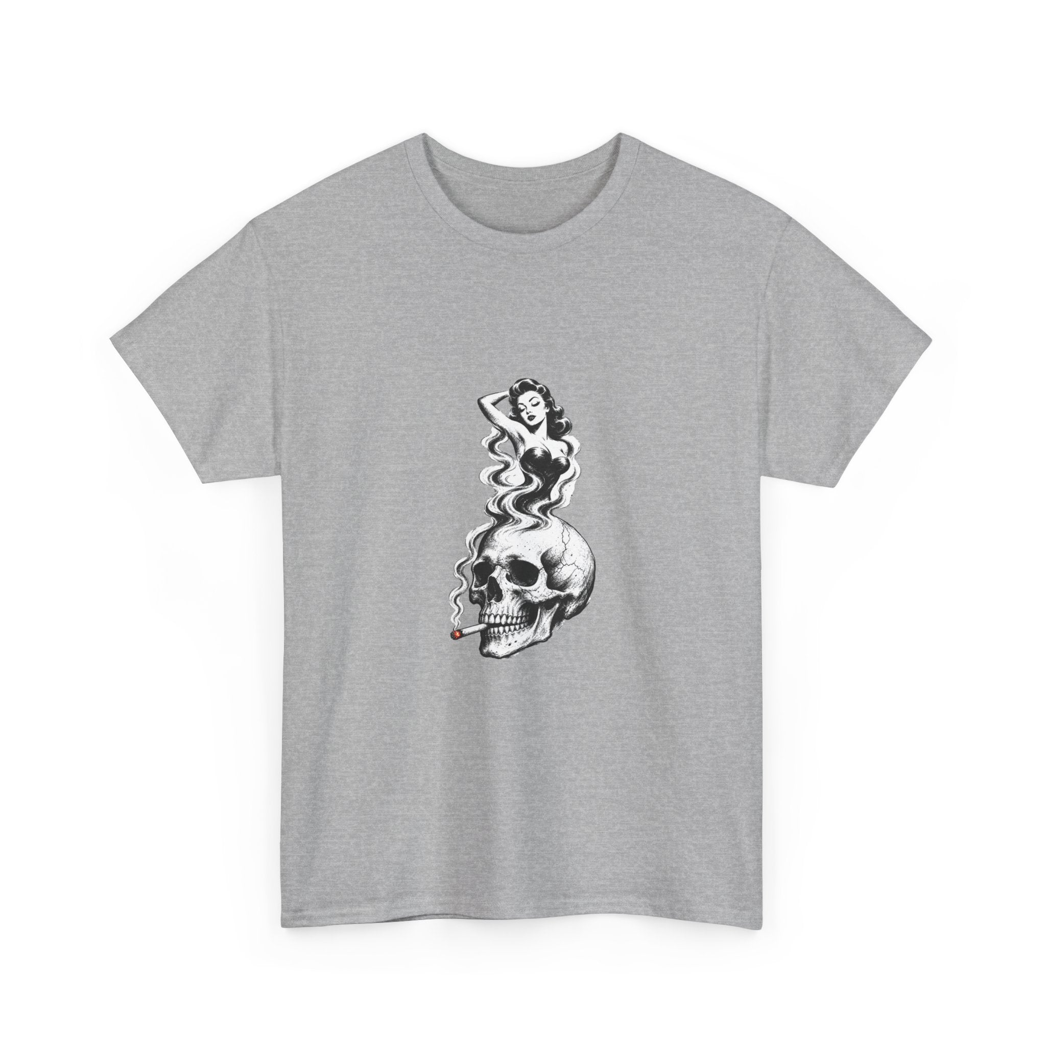 Skull & Pin-Up Graphic Tee