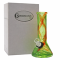 Genuine Pipe Co | 8" Beaker Base Premium Softglass Bong (Green)