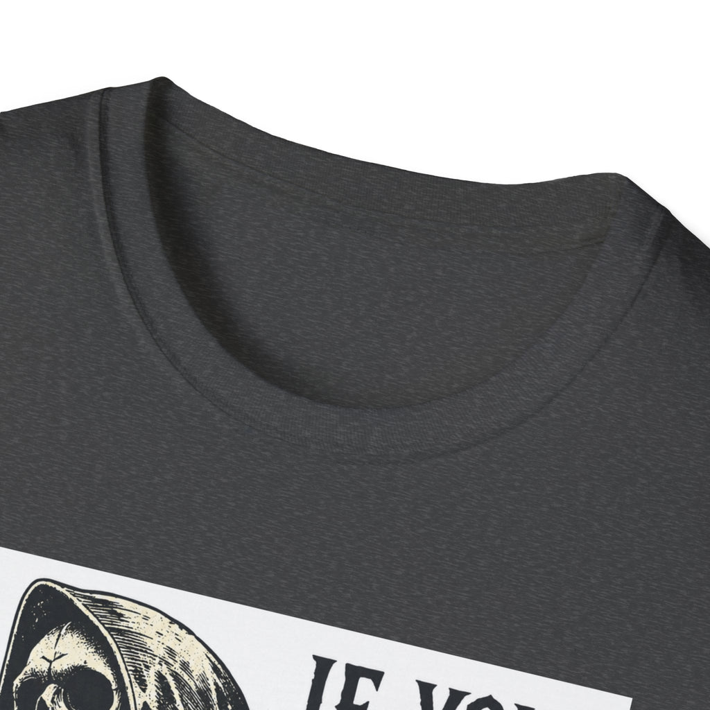 Skull Grim Reaper T-Shirt – "If You Could Read My Mind…" Graphic Tee