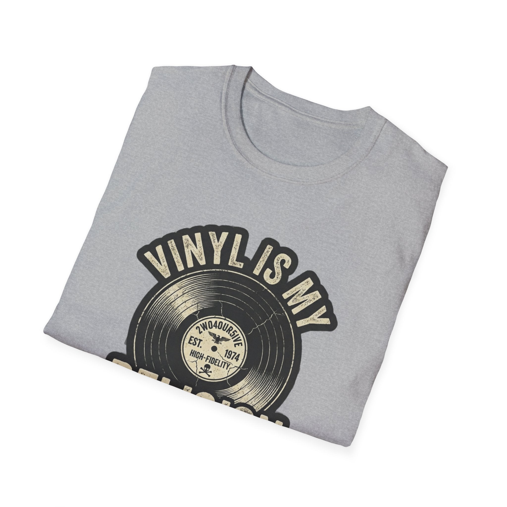 Vinyl Is My Religion T-Shirt — Retro Record Music Lover Tee