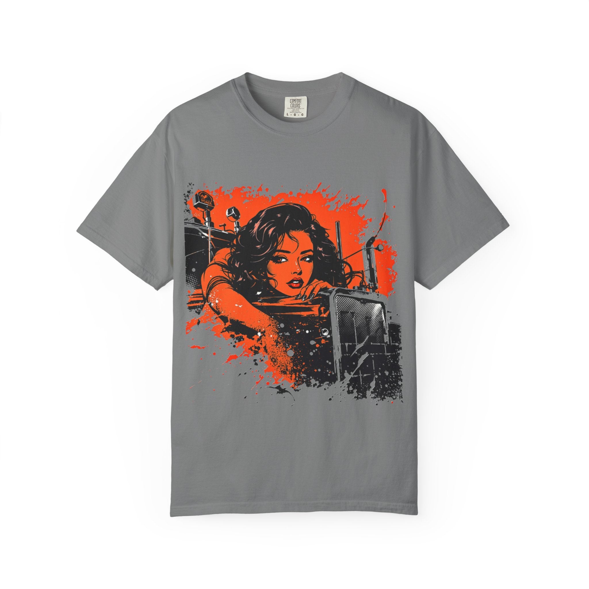 Retro Motorcycle Babe T‑Shirt — Vintage Biker Graphic Tee