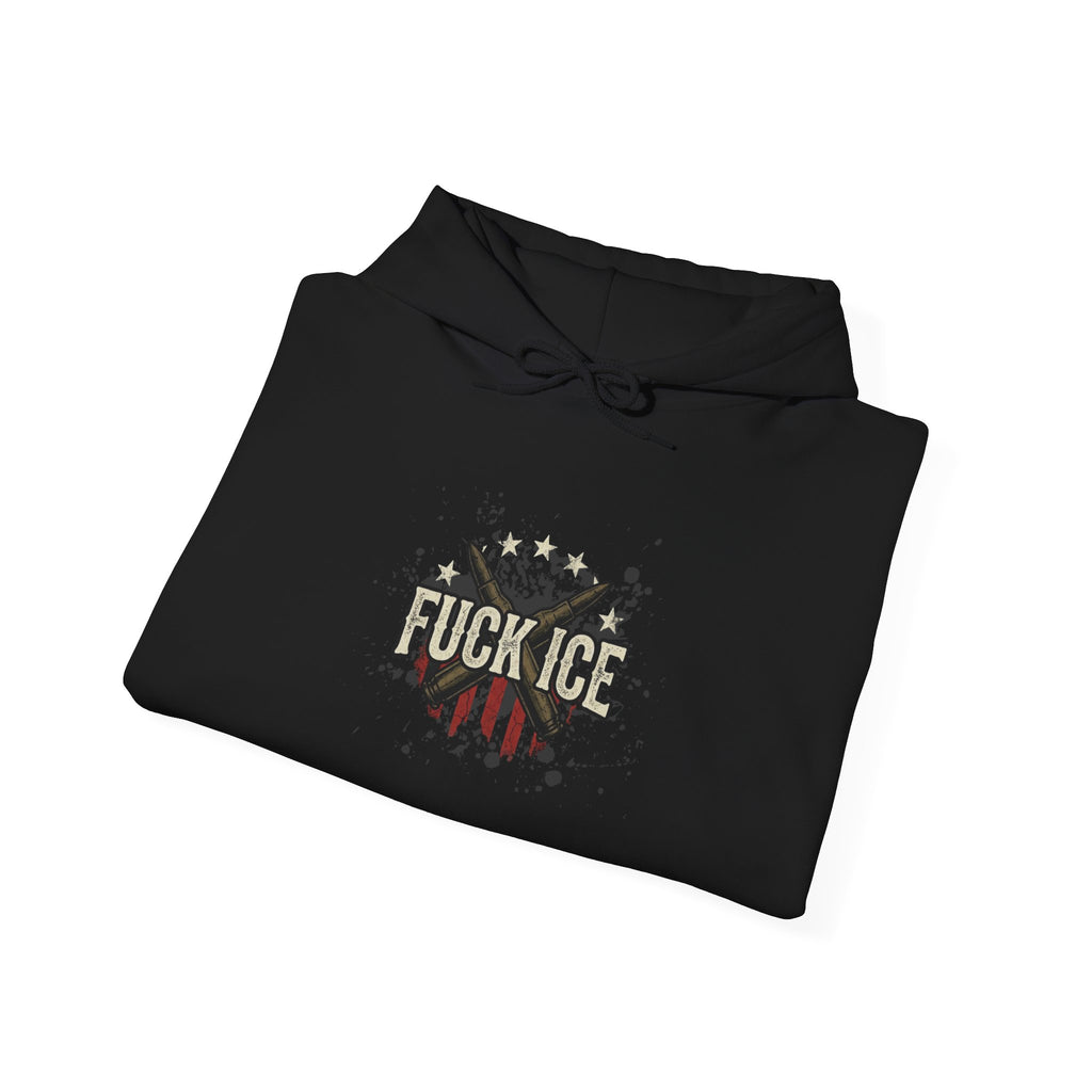 Hoodie — 'FUCK ICE' Protest Graphic Pullover