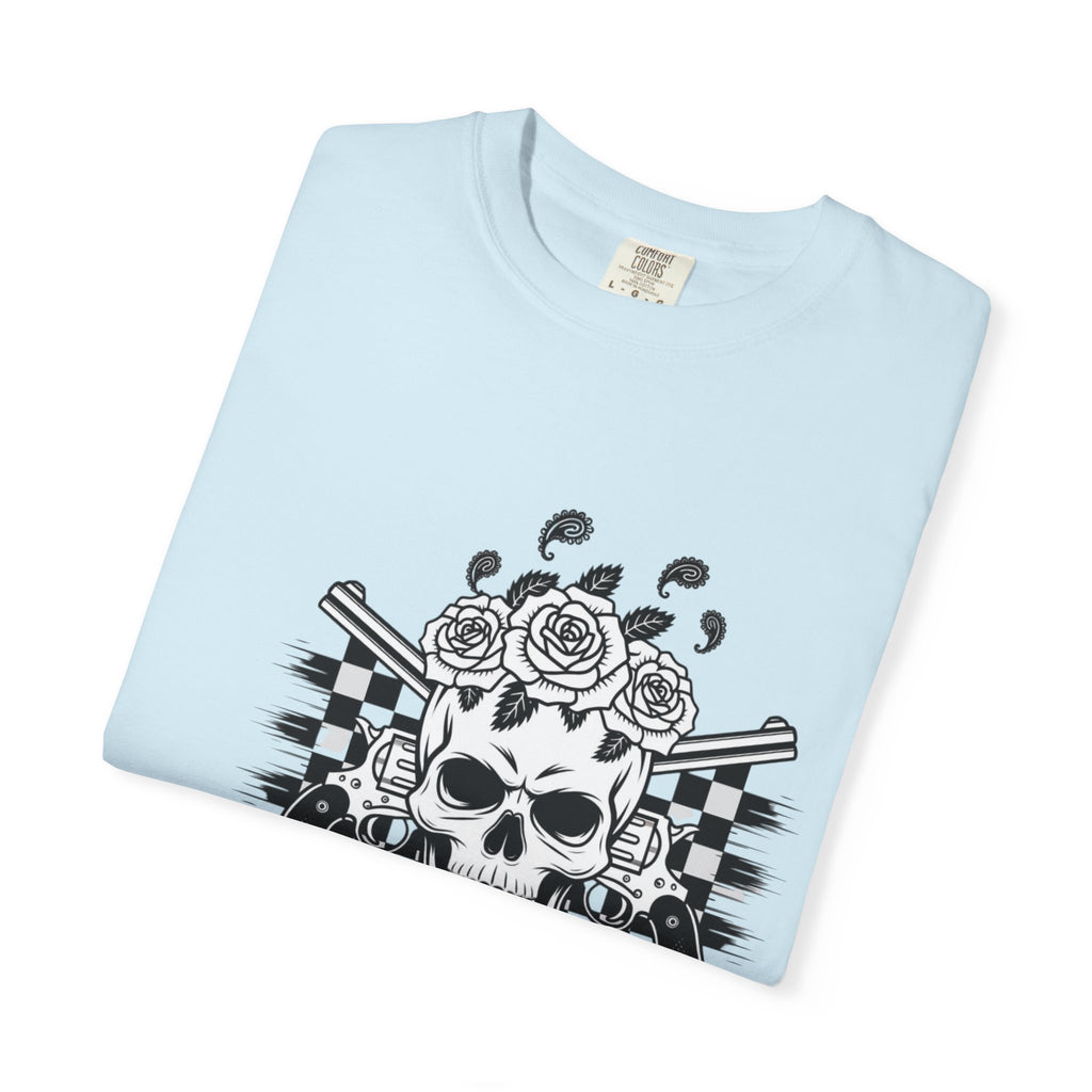 Skull & Roses T‑Shirt — "Freedom Ain't Free" Graphic Tee