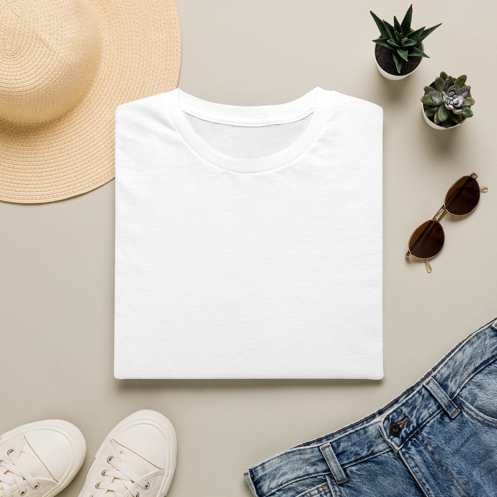 2wo4our5ive Pin Up Girl Classic White T‑Shirt — Everyday Casual Tee