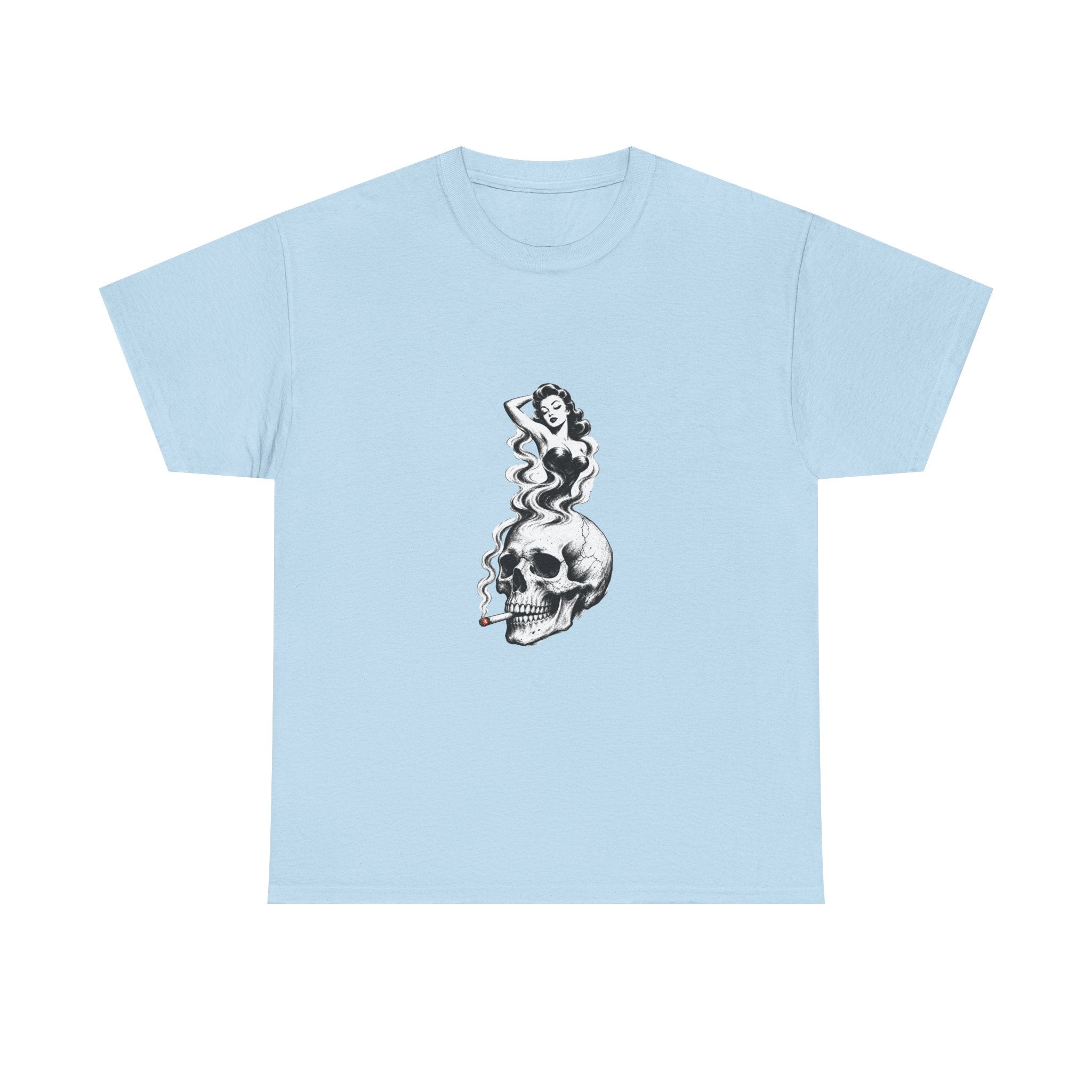 Skull & Pin-Up Graphic Tee