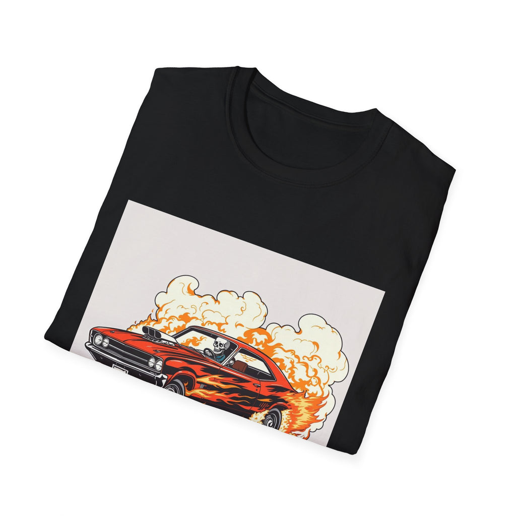 Burn Rubber Not Rules Muscle Car T-Shirt