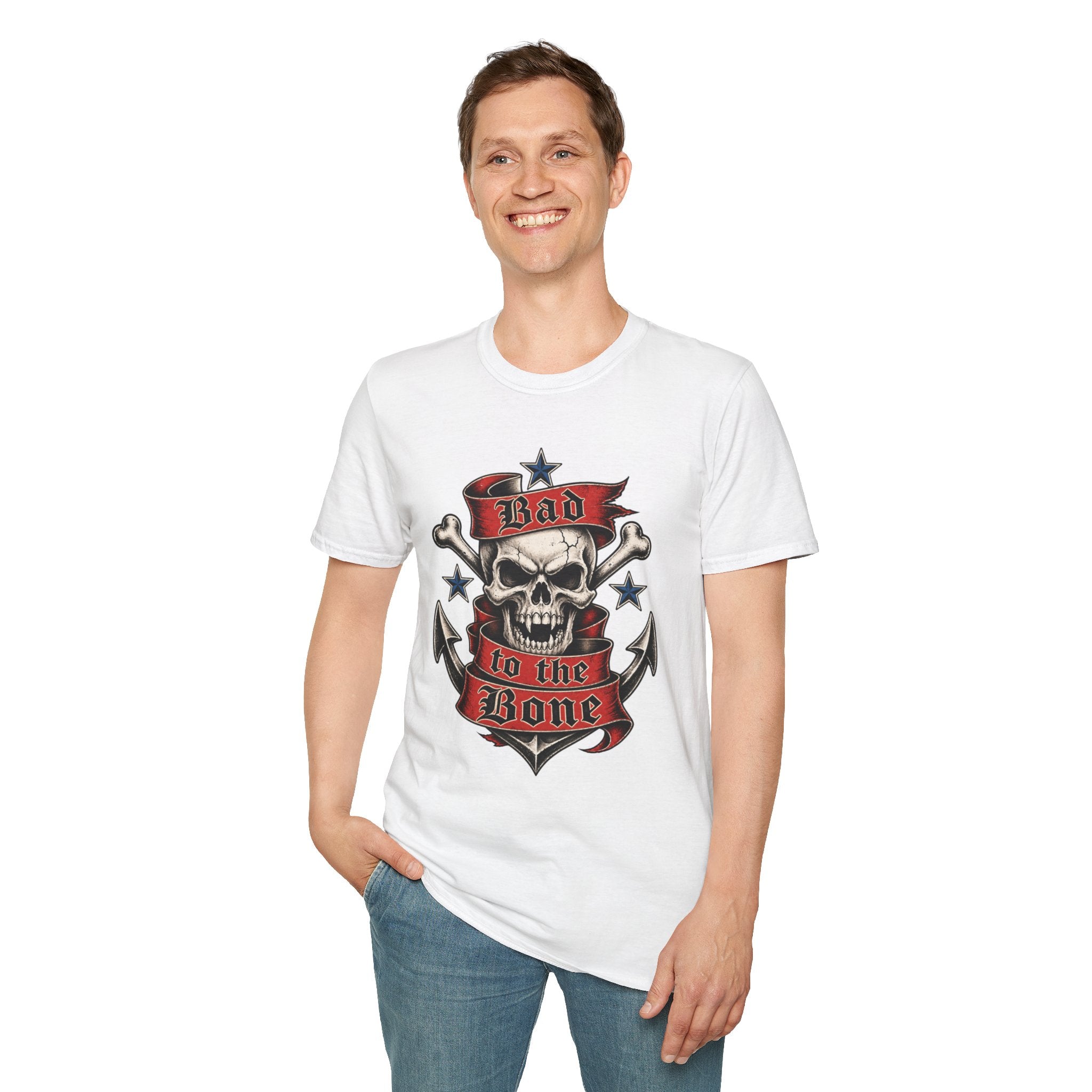 Bad to the Bone Skull T-Shirt