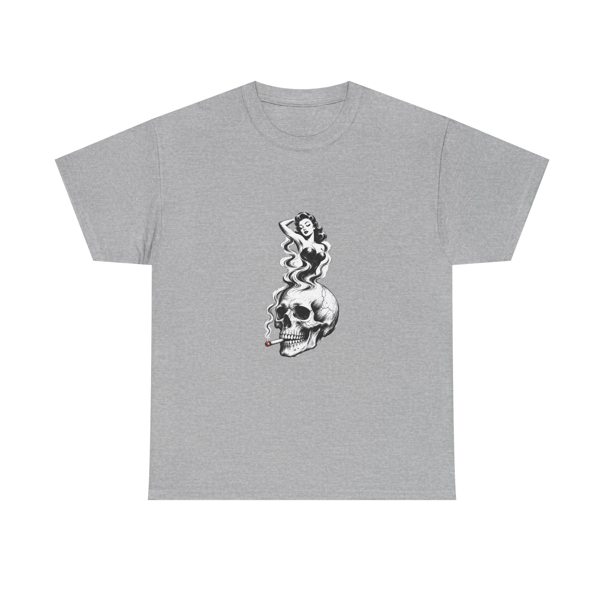 Skull & Pin-Up Graphic Tee
