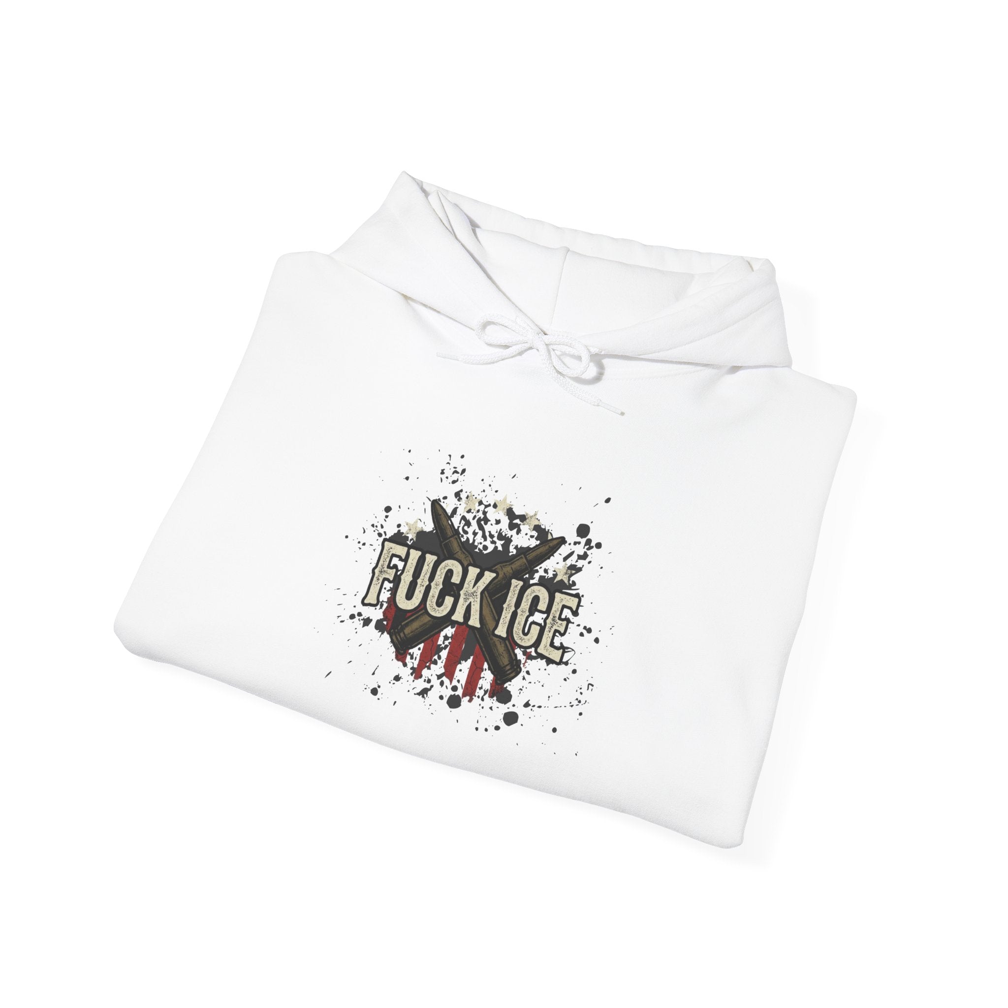 Hoodie — 'FUCK ICE' Protest Graphic Pullover