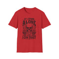 If I Stand Alone Skull Tee — Trust No One Middle Finger Shirt