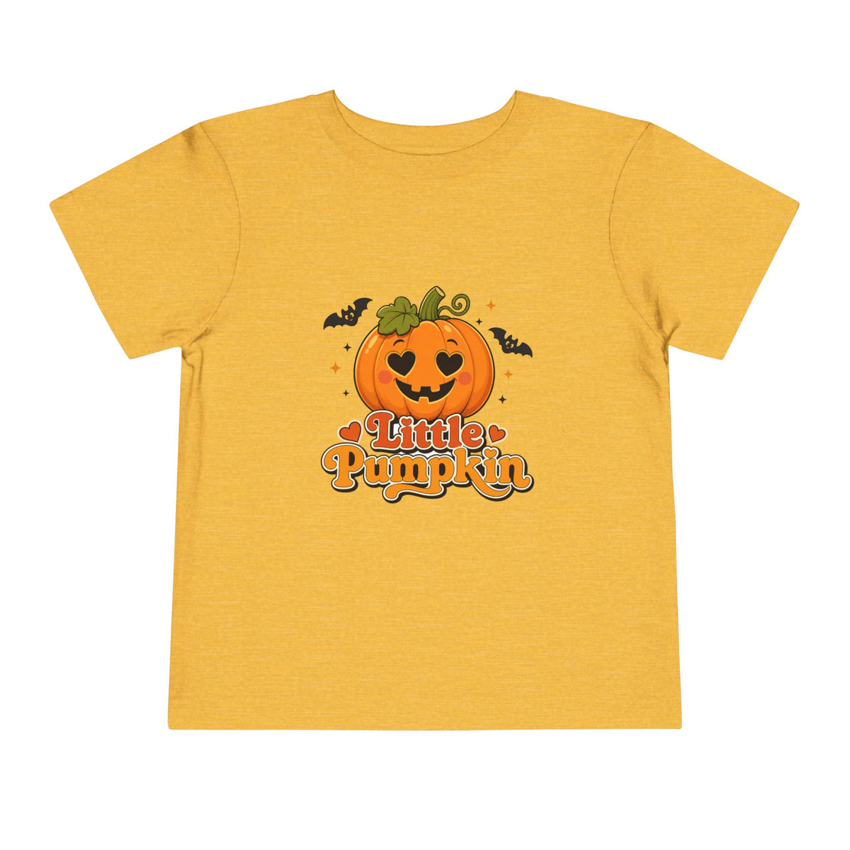 Toddler Tee — "Little Pumpkin" Halloween Jack-o'-Lantern Shirt